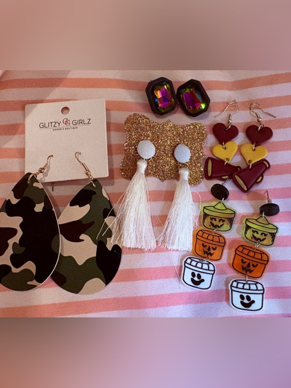 Spooky earring bundle. Colorful